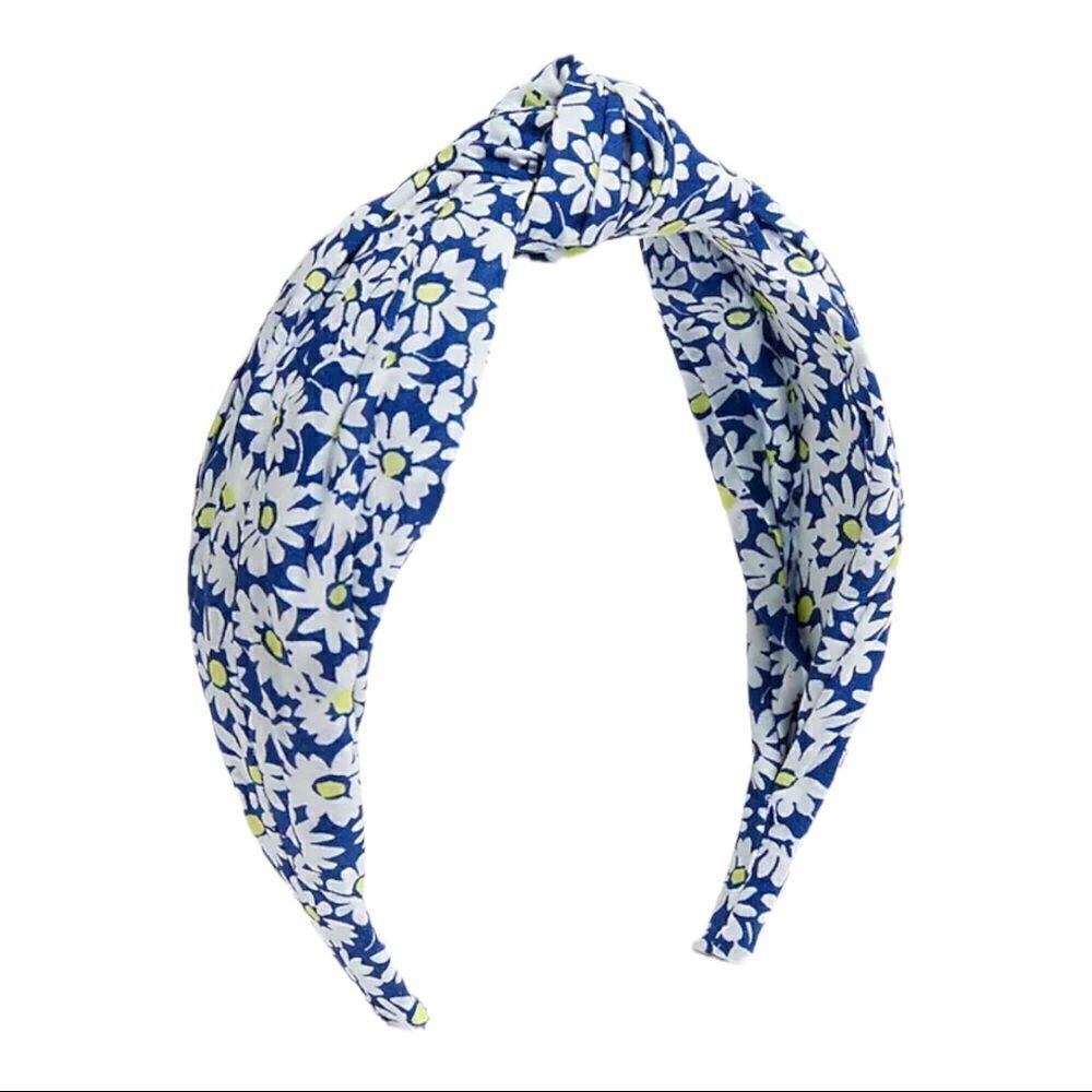 NEW JCREW printed floral  knot headband